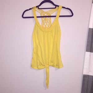 yellow tank top -S-